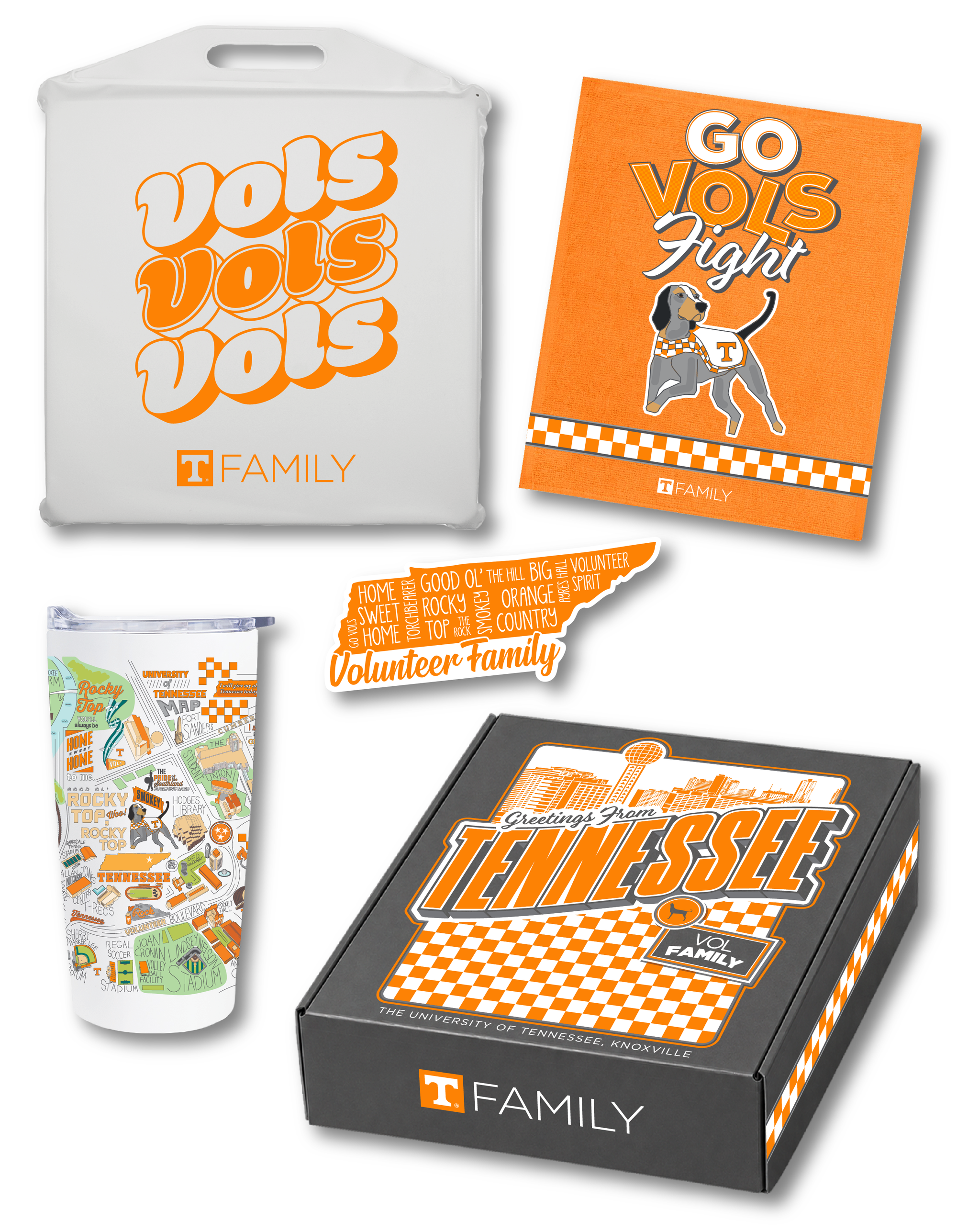University of Tennessee Vol Family spirit box